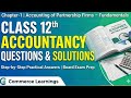 Class 12th Accountancy Chapter-1 Practical Question-25