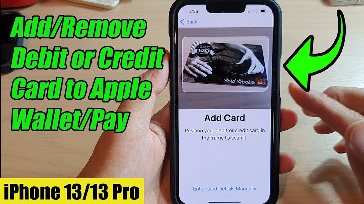 How to add credit card to iphone wallet