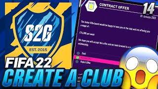 JOB OFFER FROM ASTON VILLA!!! DO WE LEAVE?! - FIFA 22 Career Mode EP14 (Create A Club)