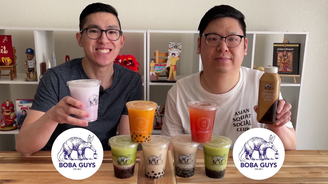 TRYING EVERY DRINK AT BOBA GUYS // BUBBLE TEA TASTE TEST (PART 1) YouTube