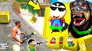 FRANKLINE OPENING SHINCHAN AND CHOP LUCKY BLOCKS BLOBSTER with FRANKLIN &amp; CHOP | SHINCHAN and CHOP