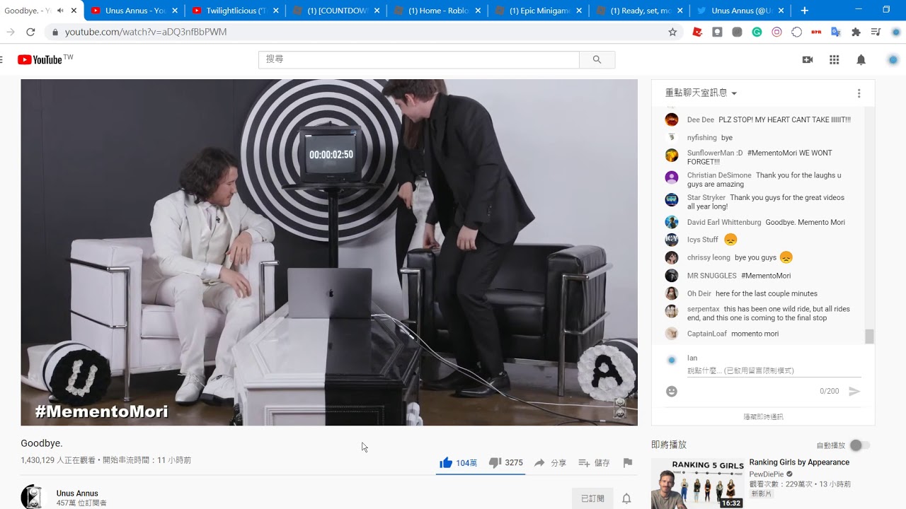 The Last 5 Minutes Moment of Unus Annus