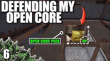 DEFENDING MY NEW OPEN CORE DESIGN FROM A 10+ DEEP CLAN | Solo Rust
