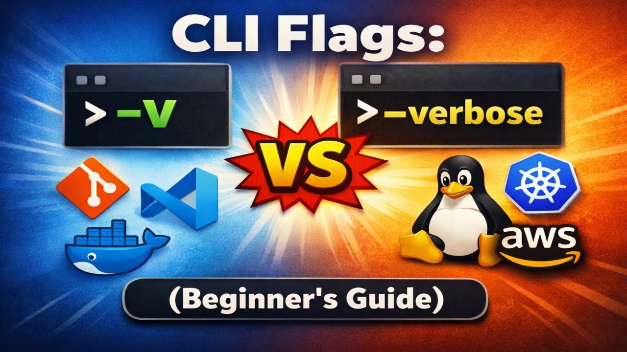 Stop Guessing: Understand CLI Flags (-v, --verbose) - YouTube