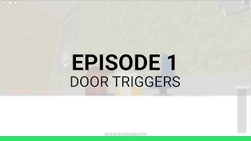 Welcome to Roblox Building [BWBT] | Episode 1 - Door Triggers