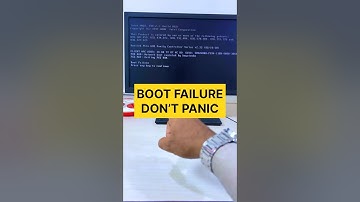 FIX "BOOT FAILURE" in 60 SECONDS! ⚡ (No Boot Device Error Solution)