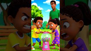 Sharing is Caring! 🤝 Learning Good Habits for Kids | Baby Cartoon #Shorts #nurseryrhymes #kidssongs