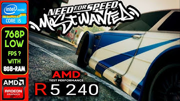 Need For Speed MW 2005 | AMD R5 240 + i5 2400 | 768p