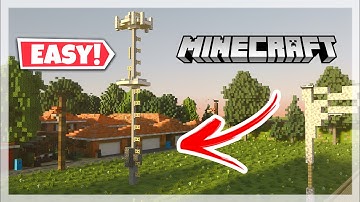 Tutorial Tuesday || Minecraft: How To Make A Cell/Radio Tower
