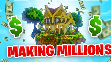 MAKING MILLIONS! - Minecraft SKYBLOCK #6 (Season 1)