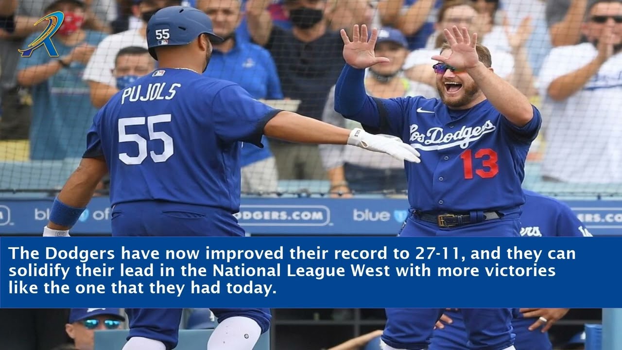 Who Won The Dodgers Game Today YouTube 