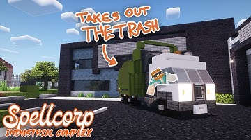I built a WORKING GARBAGE TRUCK in Minecraft All The Mods 8