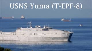 USNS YUMA (T-EPF-8) inbound Piraeus