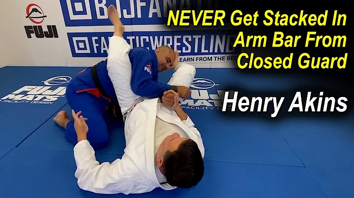 NEVER Get Stacked In Arm Bar From Closed Guard - H...