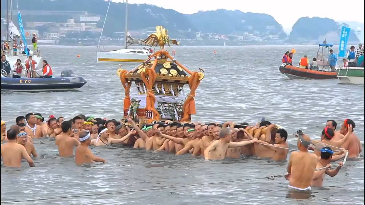 2012年 江の島天王祭 やっぱり凄いぞ！「神輿海中渡御」(HD)