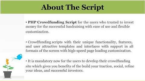 PHP Crowdfunding Script, Readymade Open Source Equity Crowdfunding Script, Crowdfunding Software