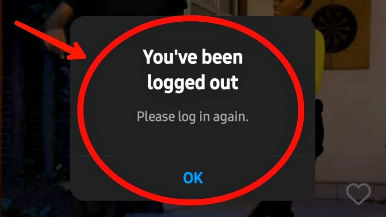 Instagram You Have Been Logged Out Please Log In Again Problem - YouTube