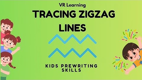 Tracing Zigzag Lines || Pre writing skill for kids ||  zigzag lines || zigzag lines for kids-11||