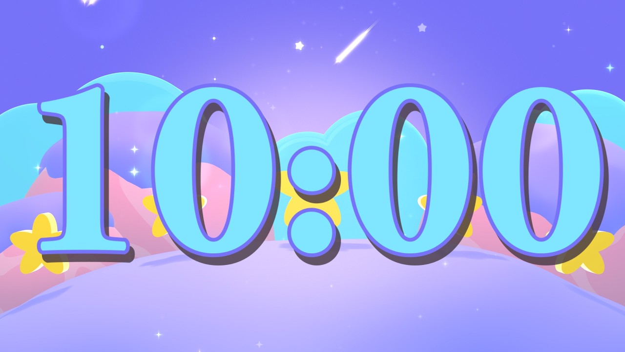 10 Minute Calm Ambient Timer ⏳ | Relaxing Countdown for Focus & Study | 10 Min Countdown Relax Focus