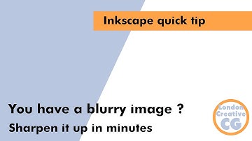Inkscape quick tip : Sharpen image