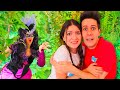 LA STREGA CATTIVA SPIA LUÌ E SOFÌ PER 24 ORE NEL BOSCO!! | Me contro Te