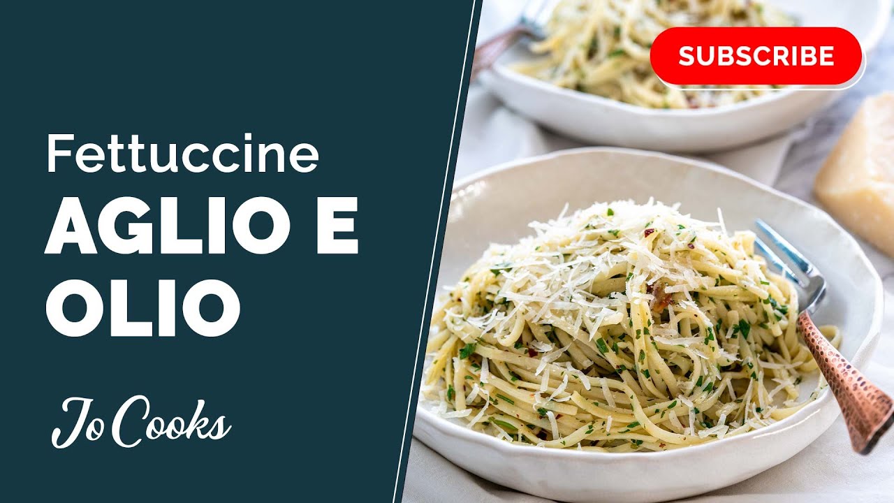 Aglio e Olio Fettuccine YouTube