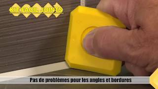 Kit de 5 spatules pour joints silicone ou acrylique : FACIL JOINTS