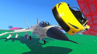 TAKEN OUT BY A JET?! - GTA 5 Funny Moments #715