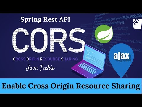 Enable Cross-Origin Resource Sharing in REST | Spring Security | Java Techie