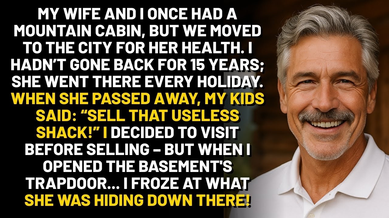 My wife and I once had a mountain cabin, but we moved to the city for her health  I hadn't