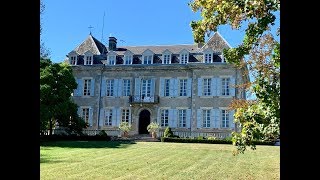 Superb 18th C. Chateau for sale near Pyrenees with mountain views