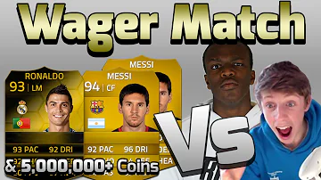 FIFA 14 | KSIOlajidebt VS WroetoShaw | 5,000,000+ Coin Wager