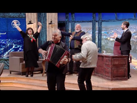 თელავის თეატრის მსახიობები ღამის შოუში