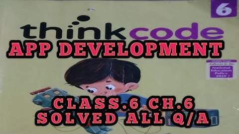 App Development Class.6 Q/A | App Development Class.6 Q/A Ch.6 Q/A | App Development |