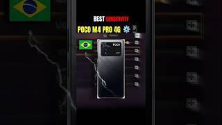 ✅POCO m4 pro 4g 📱 best sensitivity settings ⚙️ after ob53 update #freefire #sensitivity #shorts