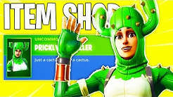 New Cactus Skin Today S Item Shop Fortnite Battle Royale - new fortnite item shop new cactus skin daily featured items duration 2 30