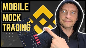 Binance Mock Trading on Mobile Phones #cryptocurrency #bitcoinsv #binance #trading