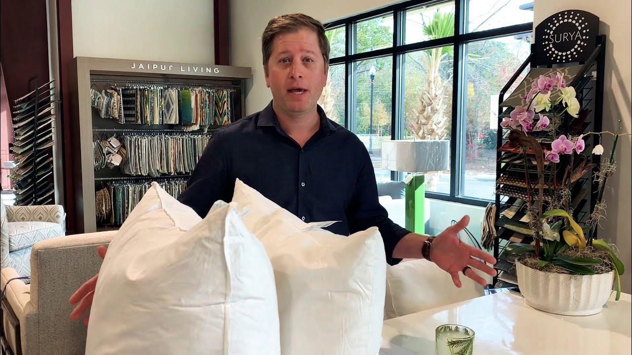 How to Choose the Right Pillow Insert - YouTube