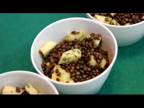 Lentil Apple Salad - French Recipe - CookingWithAlia - Episode 339