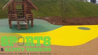 Wetpour Surface Installation in Leicester, Leicestershire | Wetpour Installation Near Me by Sports And Safety Surfaces 126 views 2 years ago 2 minutes, 20 seconds