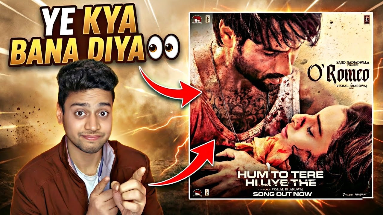 O'Romeo: Hum To Tere Hi Liye The Reaction | Shahid Kapoor, Triptii Dimri | Gulzar | Arijit