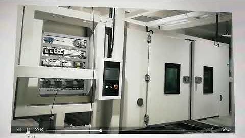 Walk In Temperature Humidity Chamber Cut Short video.