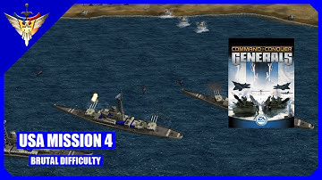 C&C: Generals - USA Mission 4: Stormbringer [Brutal / Patch 1.08] 4K