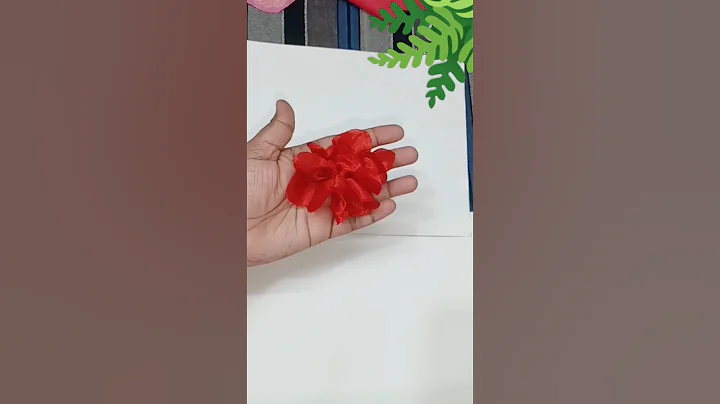 make jisoo flower ring with fabric 😱/diy jisoo flower#jisooblackpink#jisooflower#shorts#blackpink