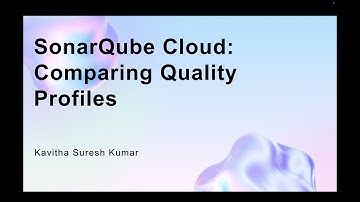 SonarQube Cloud:Comparing Quality Profiles