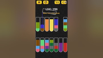 Water sort puzzle level 3799