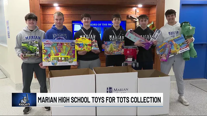 Marian High School collects toys for annual Toys for Tots drive