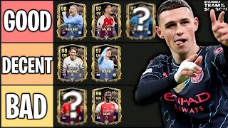 Premier League TOTS TIER LIST || Best Card to Buy from Premier League TOTS in FC Mobile!!