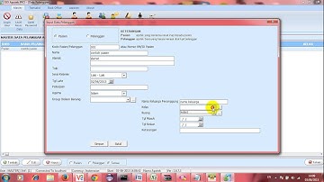 tagihan pasien ruang software apotek SID Apotek PRO