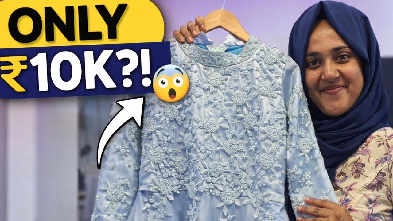 ₹10,000 Royal Wedding Gown 💙 Full Handwork Making | Bridal BTS